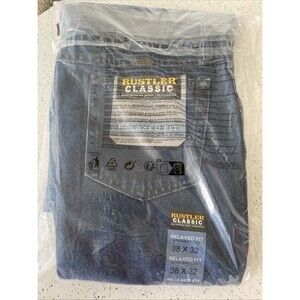 Rustler Jeans Men"s 38X32 Heavy Weight Relaxed Fit NWT Rustler Classic